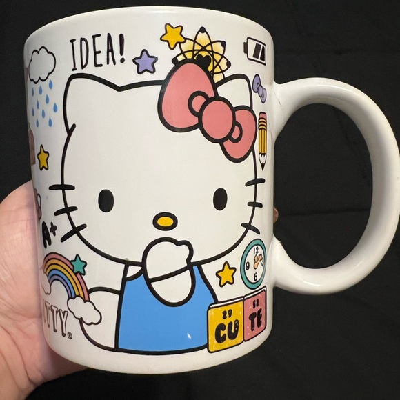 Sanrio Hello Kitty Ceramic 16 Fl Oz Science Theme Mug - Picture 2 of 8